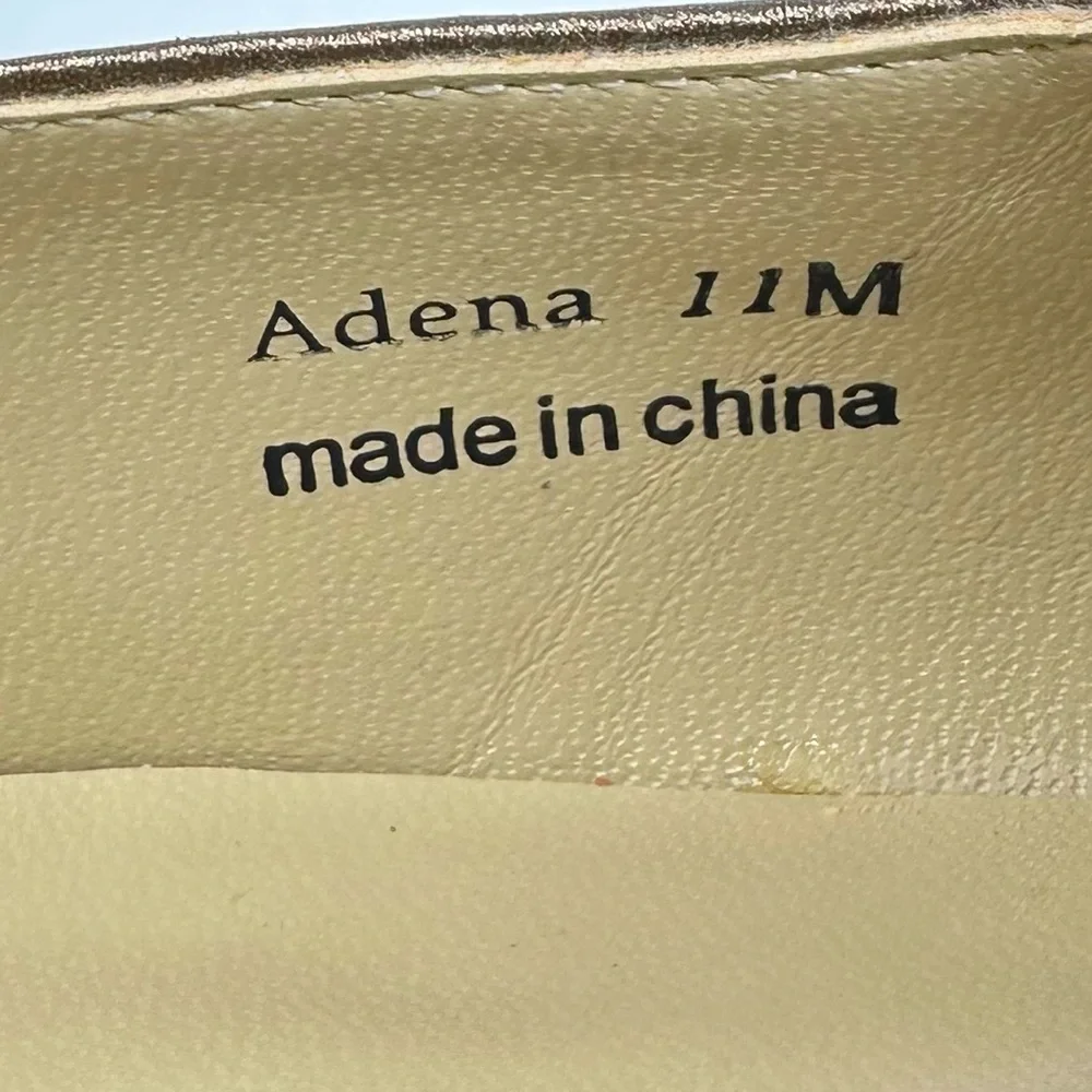 J. Renee Adena Women’s Metalic Gold Stiletto Pumps - Picture 11 of 13